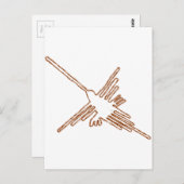 Carte Postale Nazca Lines Croquis de colibris (Devant / Derrière)