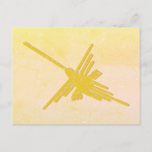 Carte Postale Nazca Lines Hummingbird Drawing, Peru (Devant)