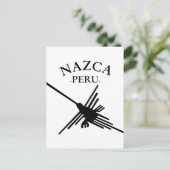 Carte Postale Nazca Pérou Colibri Avec Texte Courbé (Debout devant)