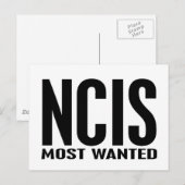 Carte Postale NCIS les plus Recherchés (Devant / Derrière)