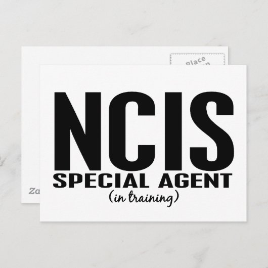 Carte Postale NCIS Special Agent In Training 1 (Devant / Derrière)