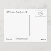 Carte Postale NCSSM, horloge Bryan (Dos)