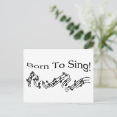 Carte Postale Né À Chanter (Debout devant)