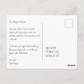 Carte Postale Né à nouveau (Dos)