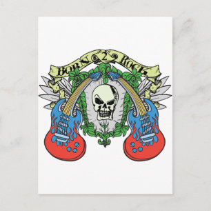Carte Postale Né à Rock