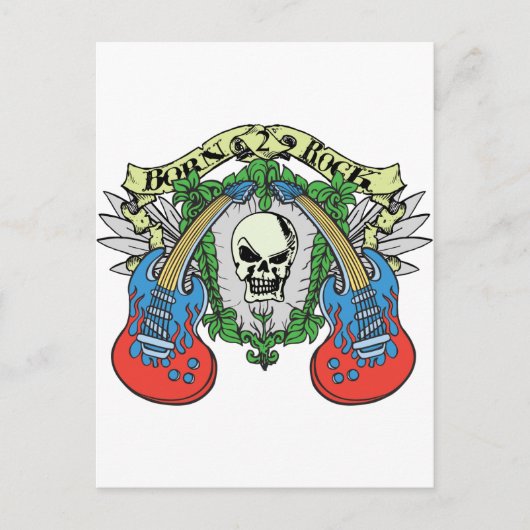 Carte Postale Né à Rock (Devant)
