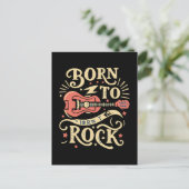 Carte Postale Né à Rock Electric Guitar (Debout devant)