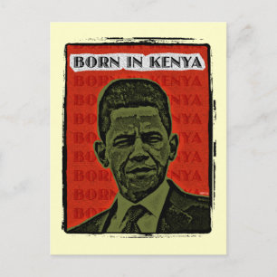 Carte Postale Né Au Kenya