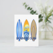 Carte Postale Né Au Surf (Debout devant)