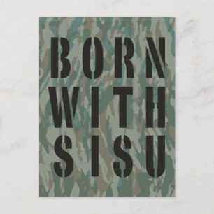 Carte Postale Né avec la Sisu 2