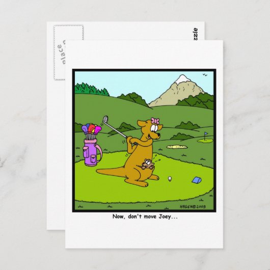 Carte Postale Ne bouge pas Joey (Devant / Derrière)