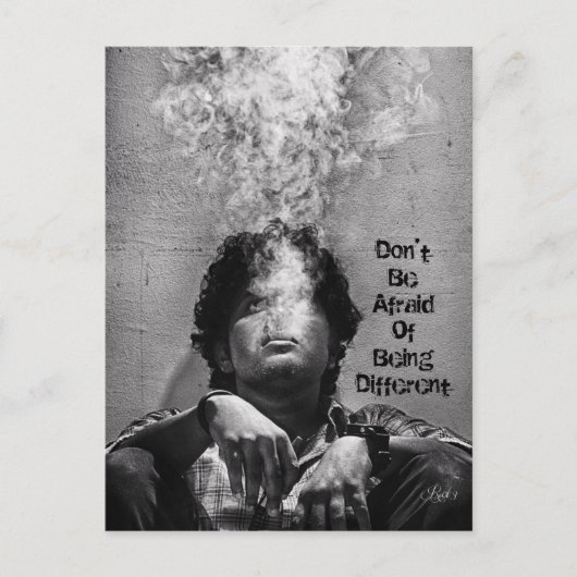 Carte postale Ne craignez pas d'être différent (Devant)