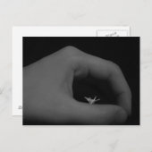 Carte Postale Né de la main (Devant / Derrière)