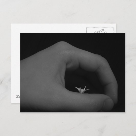 Carte Postale Né de la main (Devant / Derrière)