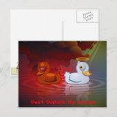 Carte Postale Ne dérangez pas mes cercles (Devant / Derrière)