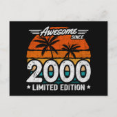 Carte Postale Né édition limitée 2000 Rétro Incroyable Depuis 20 (Devant)