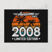 Carte Postale Né édition limitée 2008 Rétro Incroyable Depuis 20 (Devant)