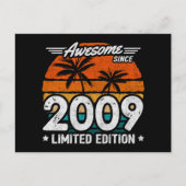 Carte Postale Né édition limitée 2009 Rétro Incroyable Depuis 20 (Devant)