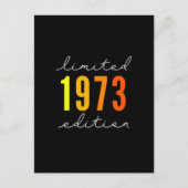 Carte Postale Né en 1973 cadeaux d'anniversaire (Devant)