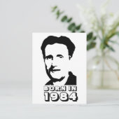 Carte Postale Né en 1984 (George Orwell) (Debout devant)
