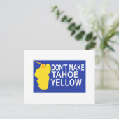 Carte Postale Ne fais pas jaunir Tahoe ! (Debout devant)