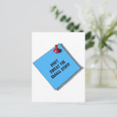 CARTE POSTALE NE FAITES PAS DE PETITS MEMO DE STUFF (Debout devant)