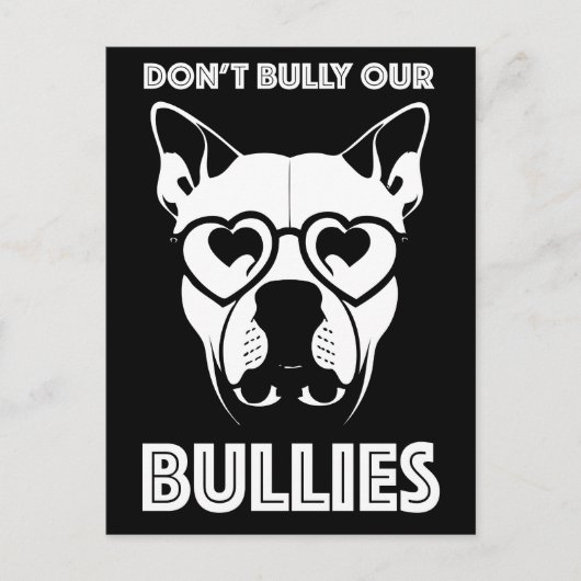 Carte Postale ne intimidez pas nos brutes (Devant)