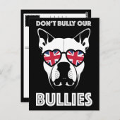 Carte Postale ne intimidez pas nos brutes (Devant / Derrière)