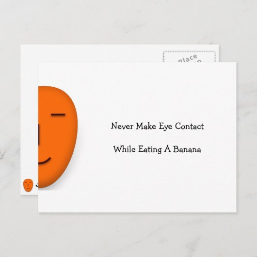 Carte Postale Ne jamais faire l'oeil... - Envoyer un sourire - C (Devant / Derrière)