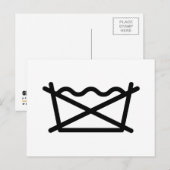 CARTE POSTALE NE LAVEZ PAS ! (Devant / Derrière)