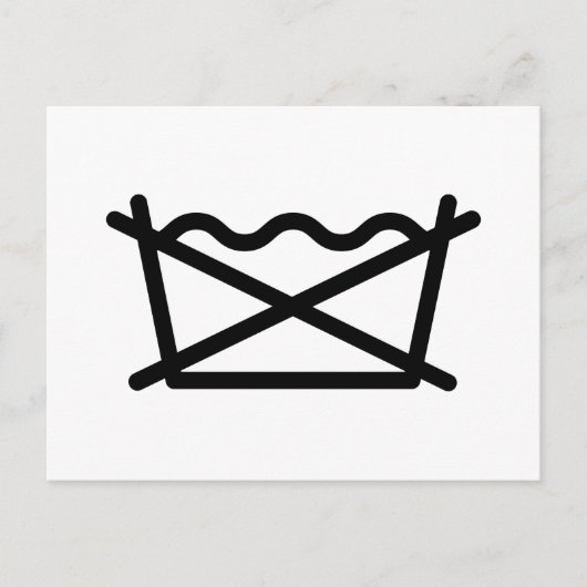 CARTE POSTALE NE LAVEZ PAS ! (Devant)