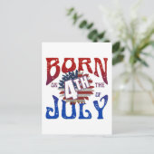 CARTE POSTALE NÉ LE 4 JUILLET (Debout devant)