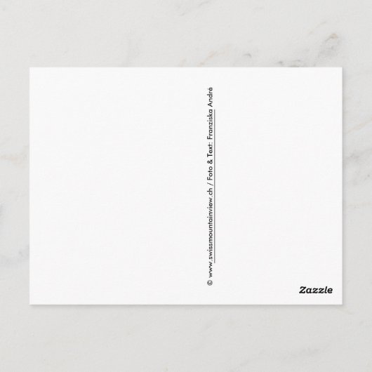 Carte Postale Ne m'abandonne pas Verlass mich nicht (Dos)