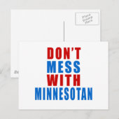 Carte Postale Ne manquez pas avec MINNESOTAN (Devant / Derrière)