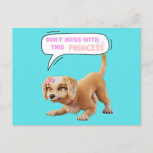 Carte Postale Ne manquez pas cette princesse