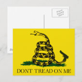 Carte Postale Ne marche pas sur moi ! (Devant / Derrière)