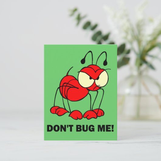 Carte Postale ne me dérange pas (Debout devant)