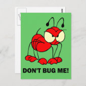 Carte Postale ne me dérange pas (Devant / Derrière)