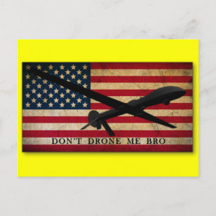 Carte Postale Ne me drone pas Bro