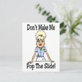 Carte Postale Ne me fais pas (Debout devant)