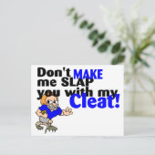 Carte Postale Ne Me Faites Pas Vous Frapper Avec Mon Clé (Footba (Debout devant)