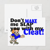 Carte Postale Ne Me Faites Pas Vous Frapper Avec Mon Clé (Footba (Devant / Derrière)