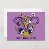 Carte Postale Ne me trompe pas féministe (Devant / Derrière)