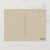 Carte Postale Ne me trompez pas Squirrel Liberty Justice (Dos)