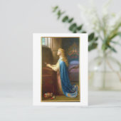 Carte Postale 'Ne m'oublie pas' (huile sur toile) (Debout devant)