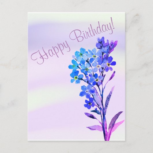 Carte postale Ne m'oubliez pas (Devant)