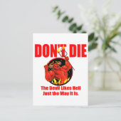 Carte Postale Ne mourez pas... (Debout devant)