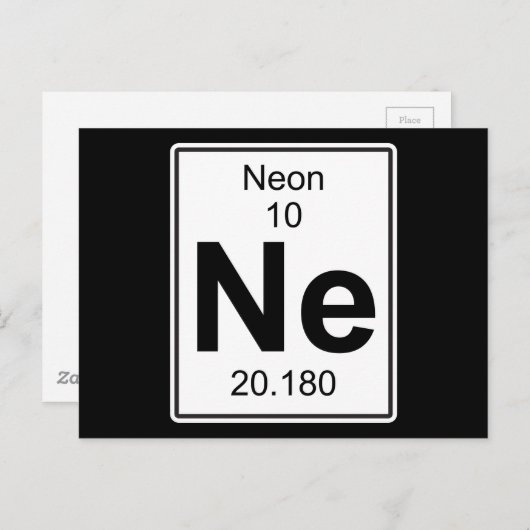 Carte Postale Ne - Neon (Devant / Derrière)