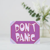 Carte Postale Ne paniquez pas (Debout devant)