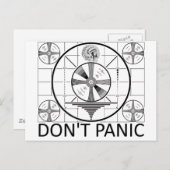 Carte Postale Ne paniquez pas (test de tête d'indien) (Devant / Derrière)